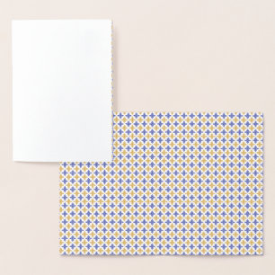 Flower Pattern Foil Card