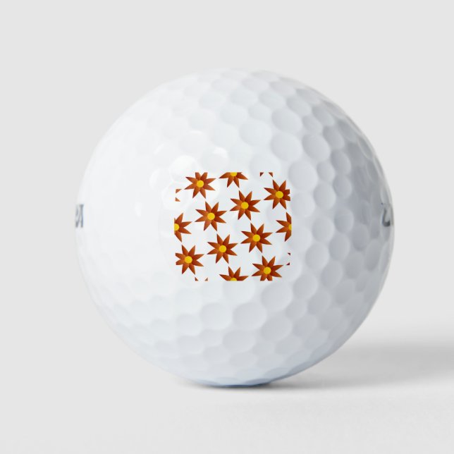 Flower Pattern Golf Balls (Front)