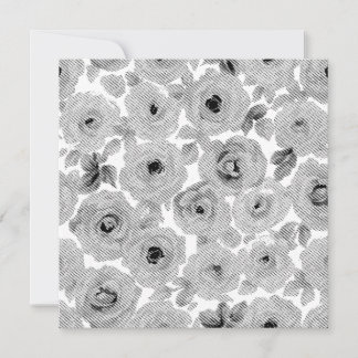 Flower Pattern Holiday Card