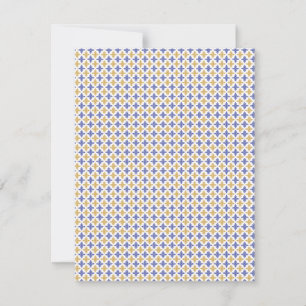 Flower Pattern Holiday Card
