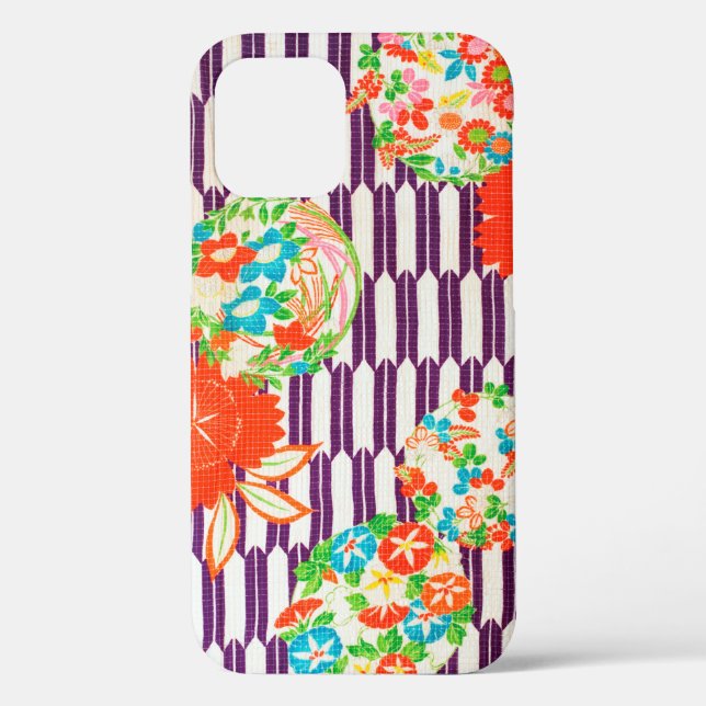Flower Pattern, Japanese Design Case-Mate iPhone Case (Back)