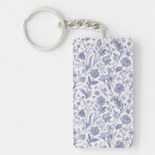 Flower pattern key ring