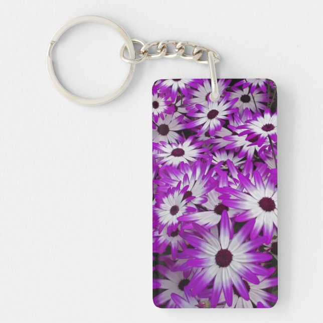 Flower pattern, Kuekenhof Gardens, Lisse, Key Ring (Front)