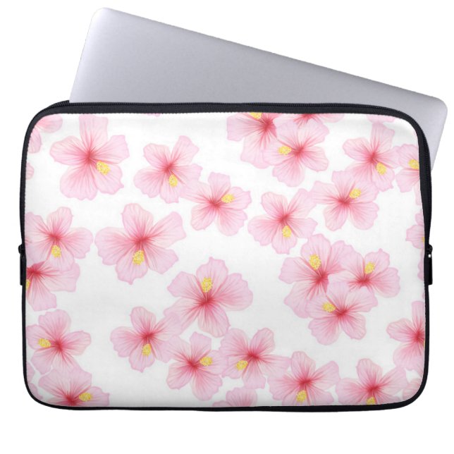Flower pattern laptop sleeve (Front)