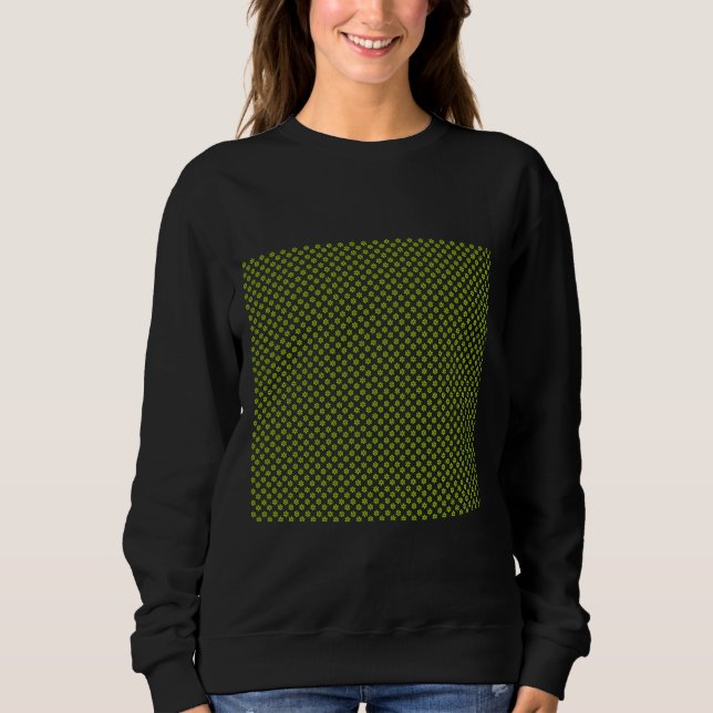 Flower Pattern Legging Active Sweatshirt (Front)