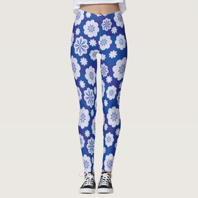flower pattern leggings (Front)