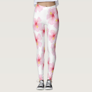 Flower pattern leggings