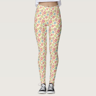 Flower Pattern Leggings