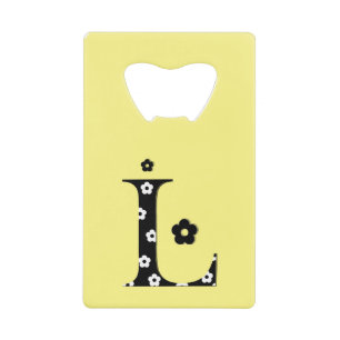 Flower Pattern Letter L