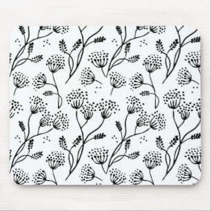 Flower pattern mouse mat