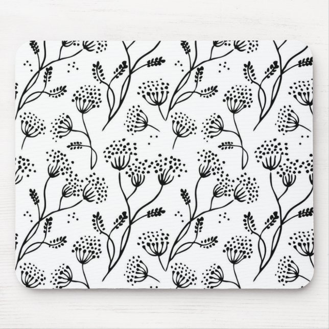Flower pattern mouse mat (Front)
