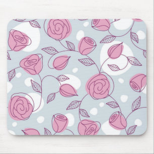 Flower pattern mouse mat