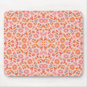 Flower pattern mouse mat