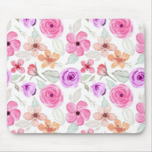 Flower pattern mouse mat