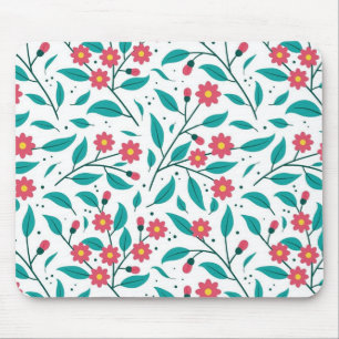 Flower pattern mouse mat