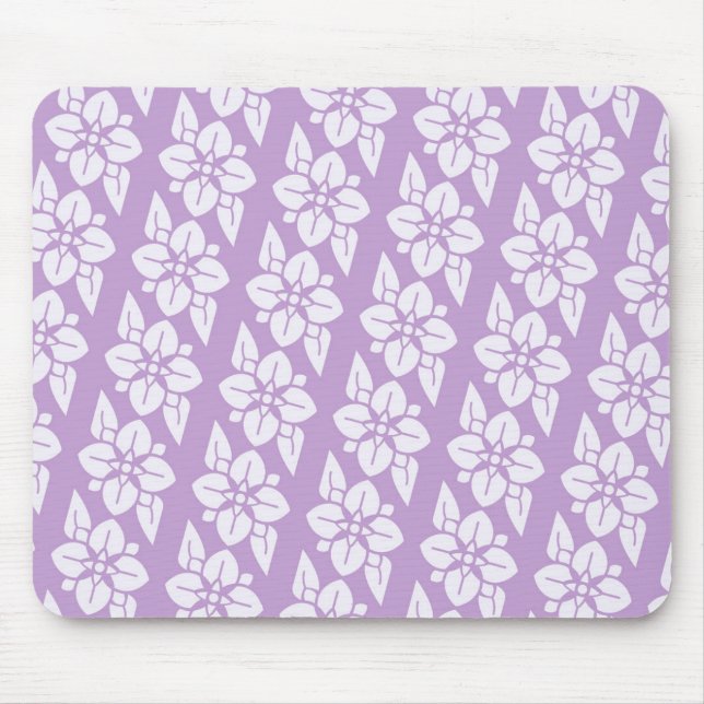 Flower Pattern Mouse Mat (Front)