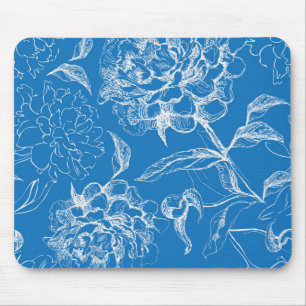 Flower pattern mouse mat
