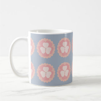 Flower pattern mug