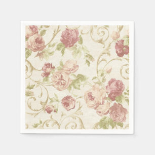 Flower pattern napkin