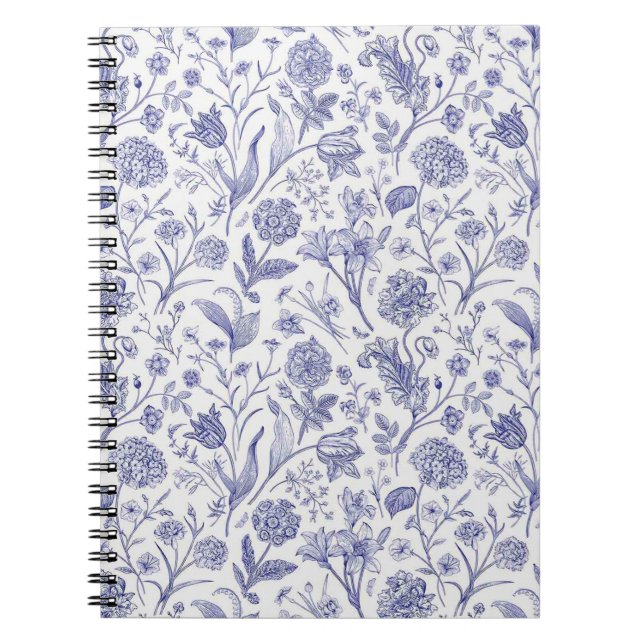Flower pattern notebook (Front)