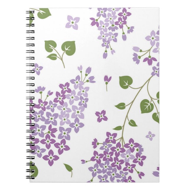 Flower pattern notebook (Front)