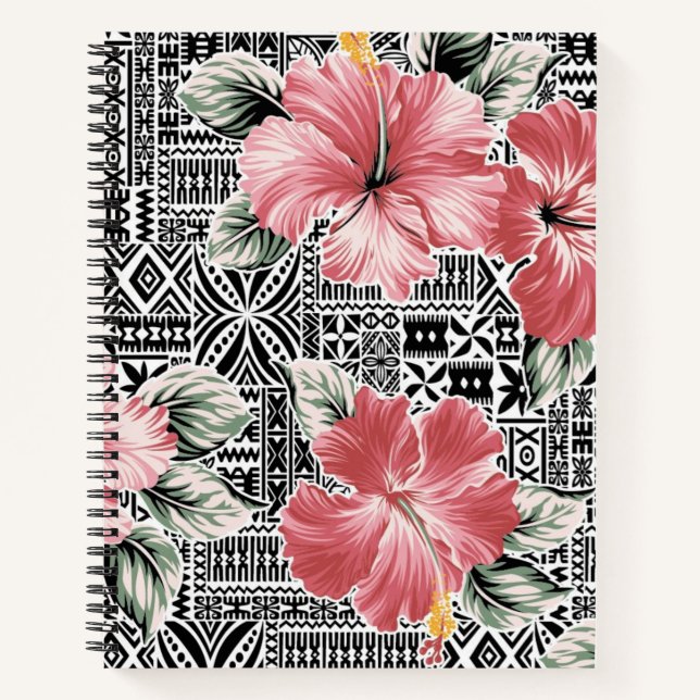 Flower pattern notebook (Front)