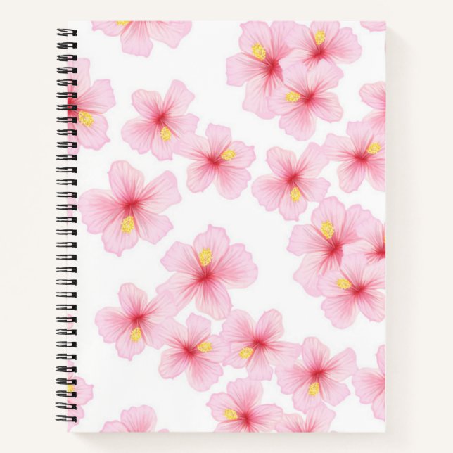 Flower pattern notebook (Front)