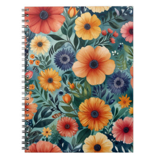 Flower Pattern Notebook