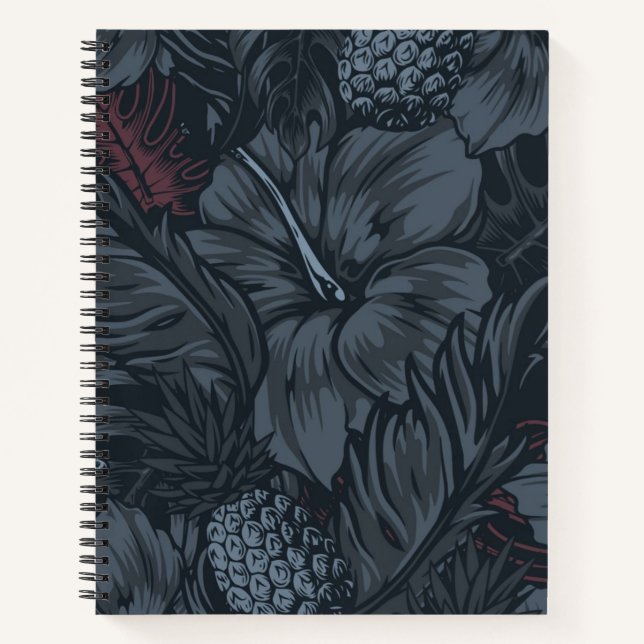 Flower pattern notebook (Front)