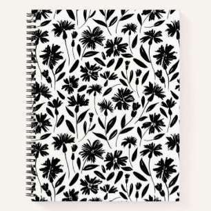 Flower pattern notebook