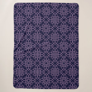 flower pattern on Throw, Fleece & Sherpa Blankets