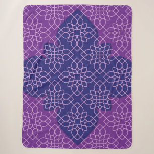 flower pattern on Throw, Fleece & Sherpa Blankets