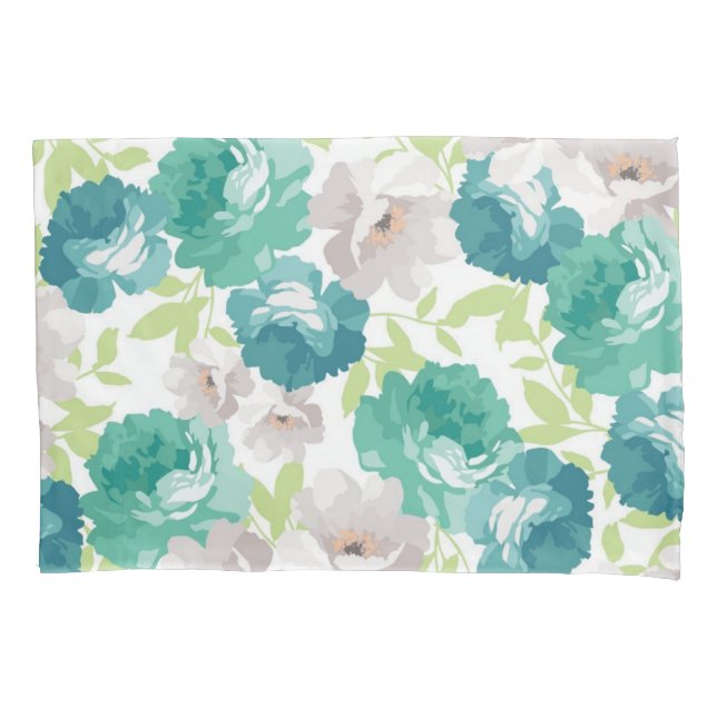 Flower pattern pillowcase (Front)