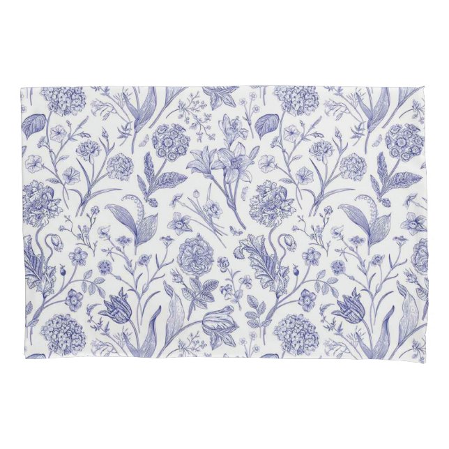 Flower pattern pillowcase (Front)