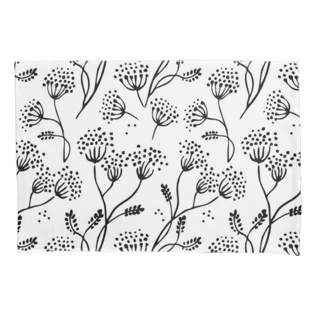 Flower pattern pillowcase (Front)