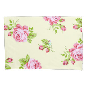 Flower pattern pillowcase