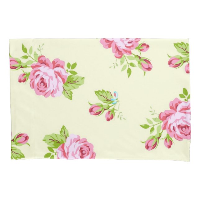 Flower pattern pillowcase (Front)