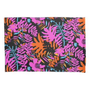 Flower pattern pillowcase