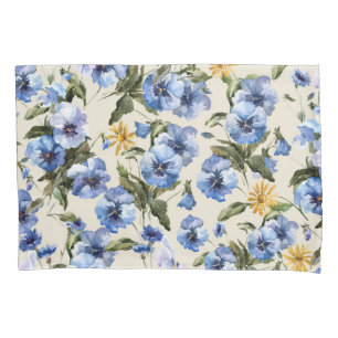 Flower pattern pillowcase