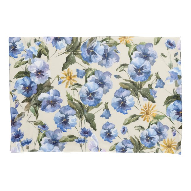 Flower pattern pillowcase (Front)