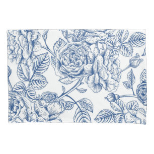 Flower pattern pillowcase