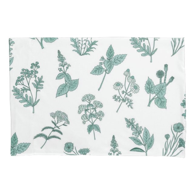 Flower pattern pillowcase (Front)