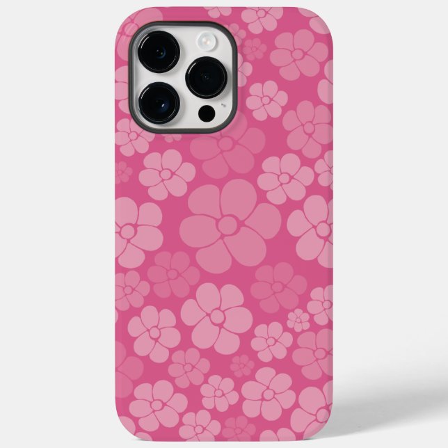 Flower Pattern - Pink Case-Mate iPhone Case (Back)