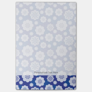 flower pattern post-it notes