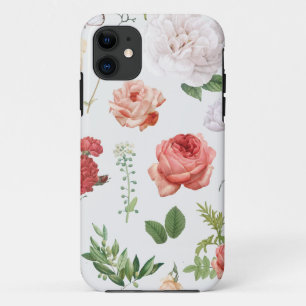 Flower Pattern, Rose iPhone 11 Case
