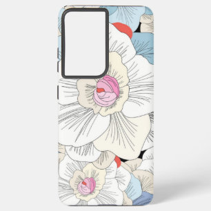 Flower pattern samsung galaxy case