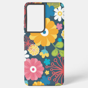 Flower pattern samsung galaxy case