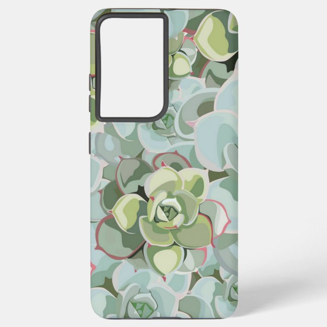 Flower pattern samsung galaxy s21 ultra case (Back)