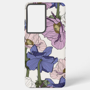 Flower pattern samsung galaxy case
