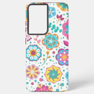 Flower pattern samsung galaxy case